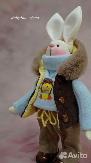 Заяц тильда ручной работы