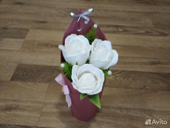 Букет цветов из мыла