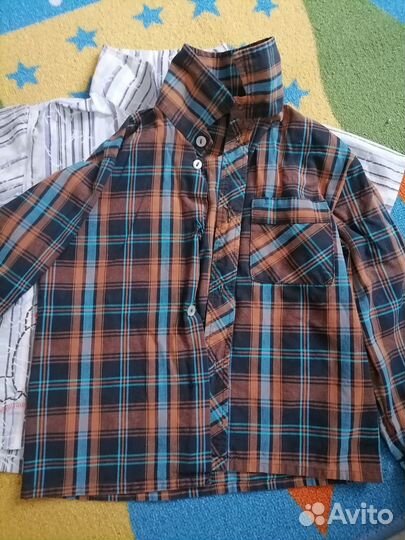 5 рубашек, костюм и пиджак