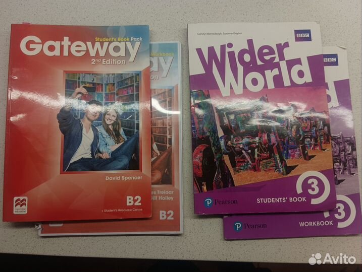 Учебник английского Gateway b2 и Widerworld 3