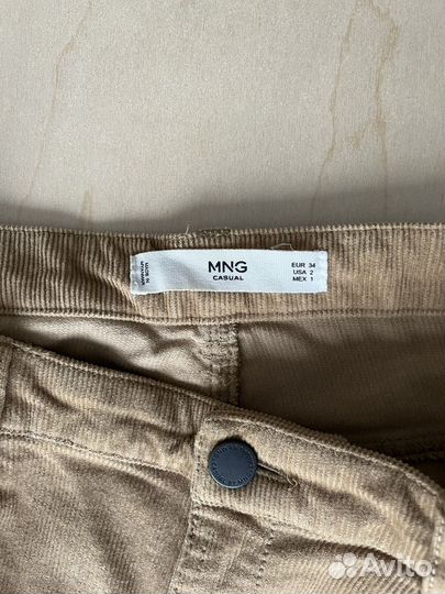 Вельветовые брюки Mango xs-s