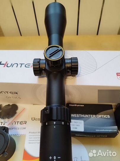 Оптический прицел. WestHunter HD 4-16x44 FFP