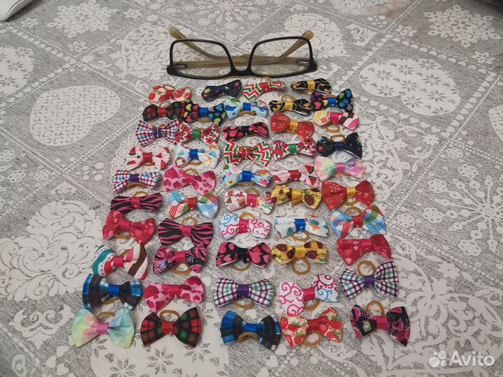 Новый комплект резинки-бантики для девочек
