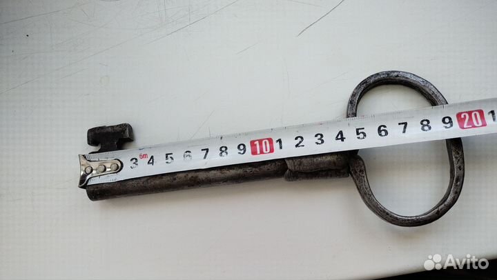 Амбарный замок, с ключём 19 век