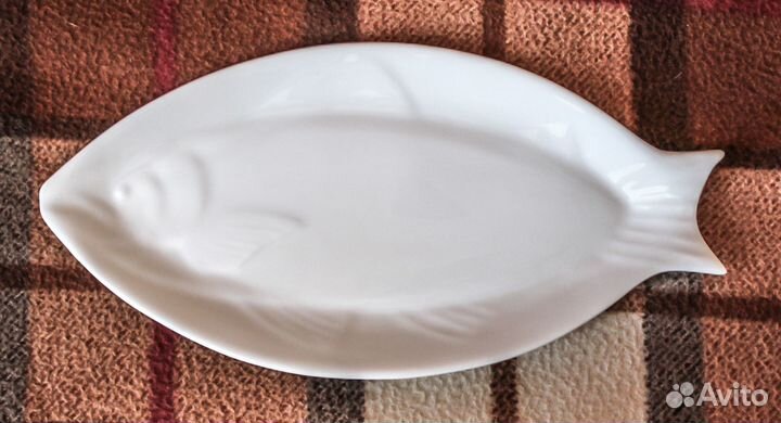Блюдо для рыбы. Фарфор