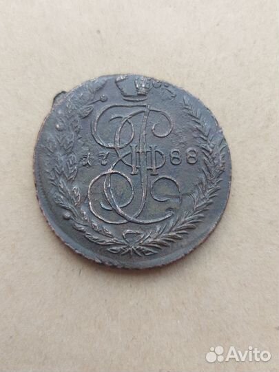 5 коп.1788г.ем