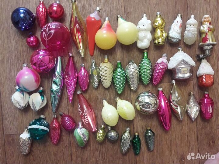 Елочные игрушки СССР