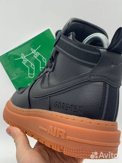 Nike Air Force 1 Gore-Tex Boot Black Gum Winter Ме