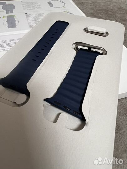 Ремешок apple watch ultra 2 ocean band blue