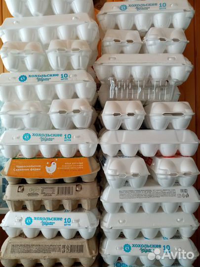 Лотки-ячейки-контейнеры для яиц