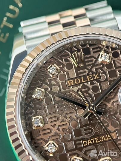 Часы Rolex Datejust 36 Gray Jubilee Diamonds Dial