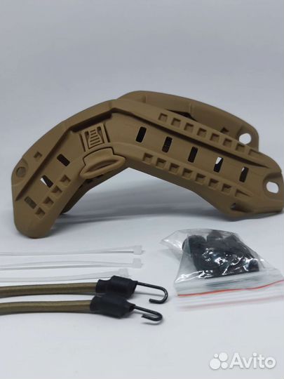 Рельсы на шлем 6Б47 и другие грязный песок