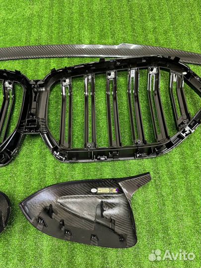 Спойлер ноздри зеркала Карбон BMW X6 G06