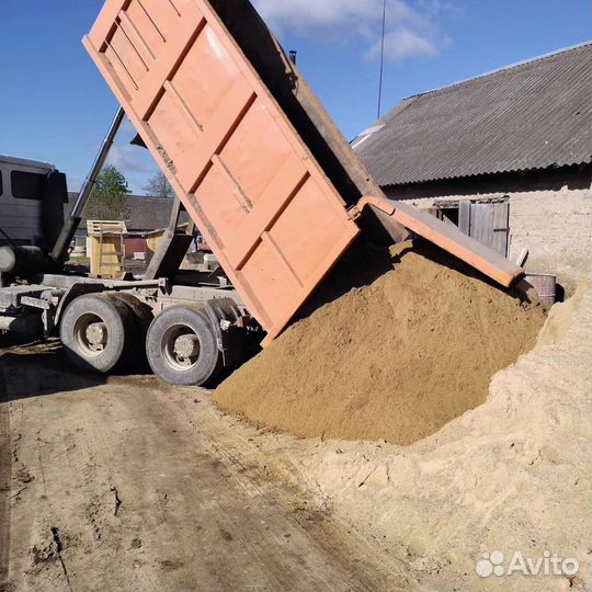 Песок сеянный доставка