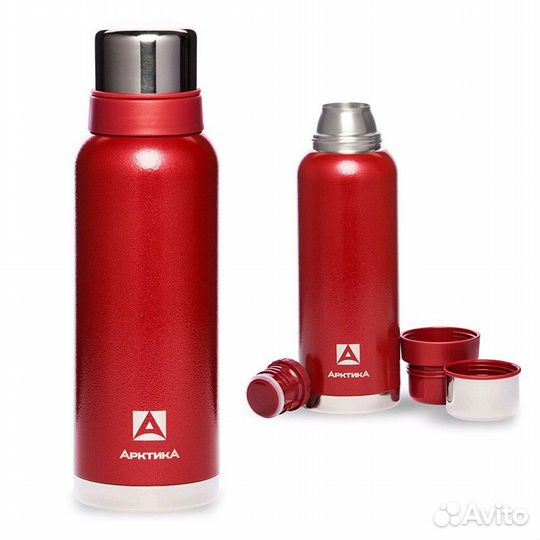 106-1200-RD Термос Арктика питьевой 1,2л. (красный