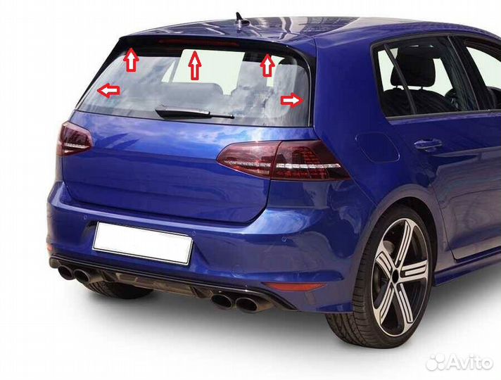Спойлер на Volkswagen Golf 7 2012-2020 (новый)