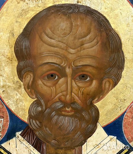 Храмовая Икона Николай Чудотворец Очень Красивый