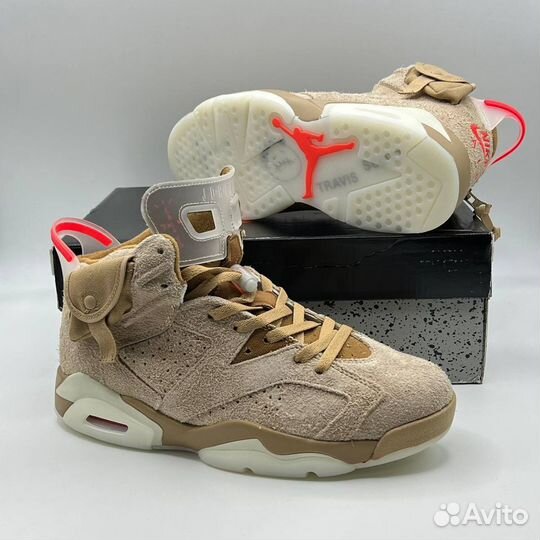 Кроссовки Nike Air Jordan 6 Retro x Travis Scott