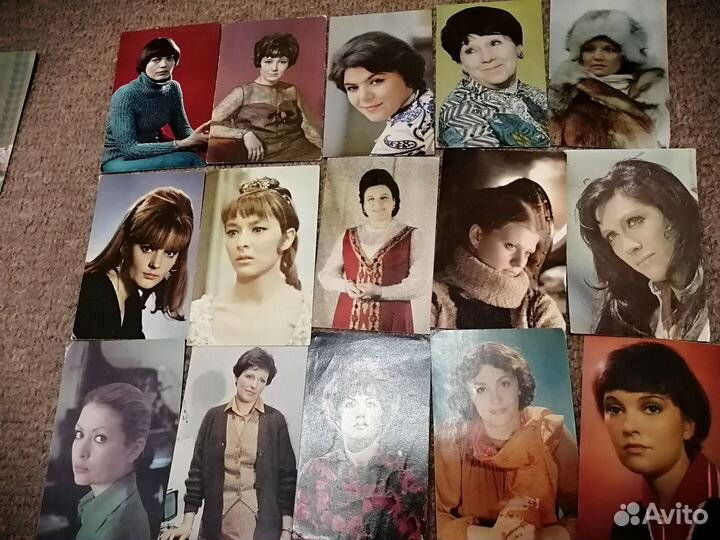 Артисты советского кино открытки