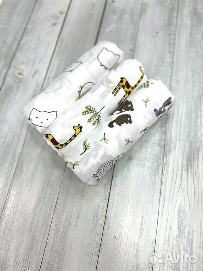 Пеленки муслиновые детские