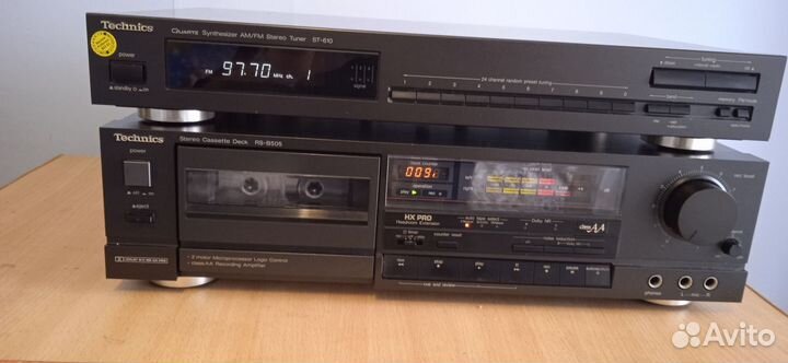 Дека Technics RS -B505 и тюнер Technics ST-610