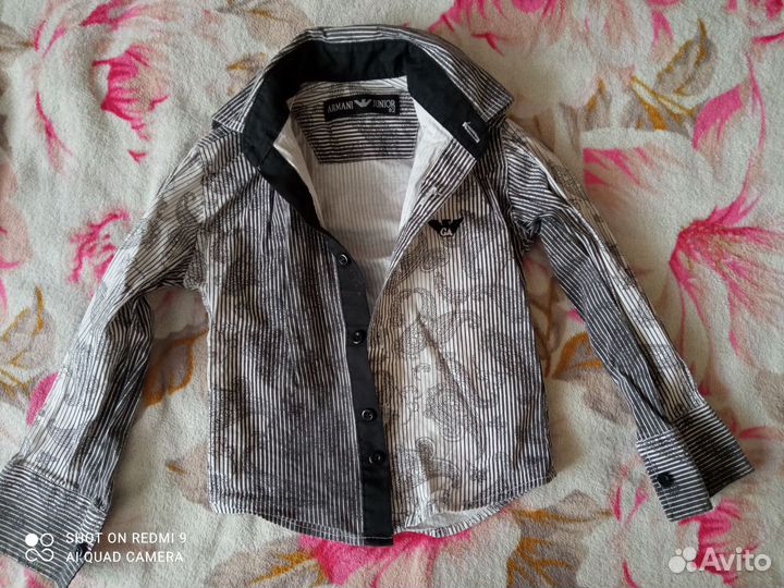 Рубашка на мальчика 92