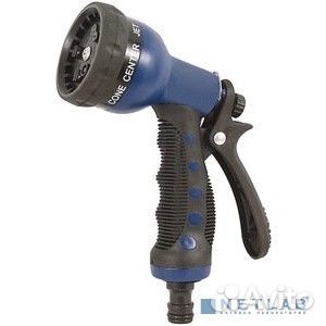 FIT IT Пистолет для полива, 8 режимов, синий 200 м