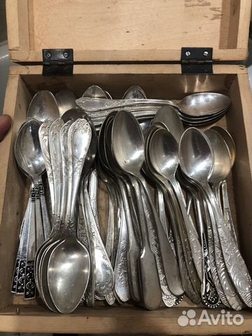 Чайные ложки из мельхиора СССР