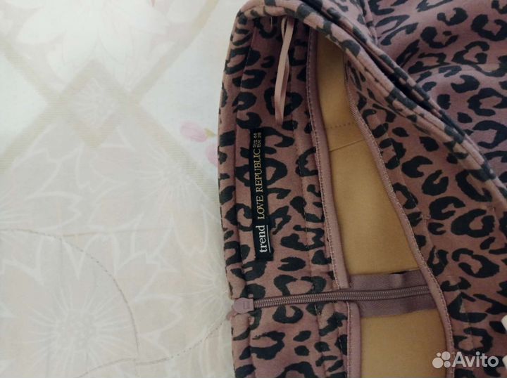 Юбка леопардовая