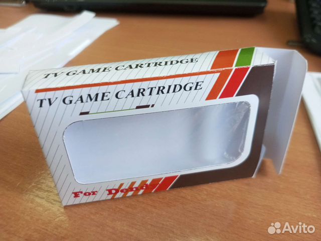 Реплика коробочки для картриджа Dendy Steepler