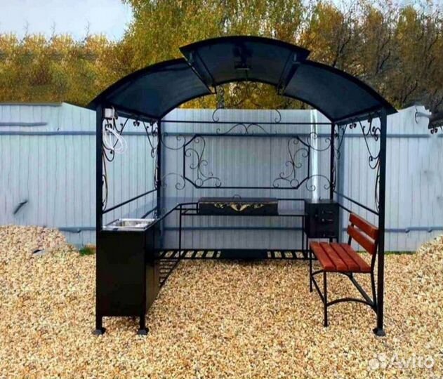 Мангальная зона лофт