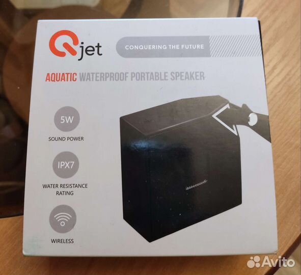 Блютуз колонка QJet (IPX7)