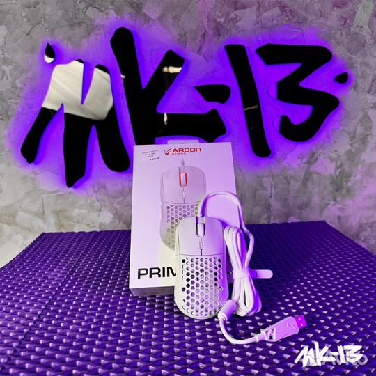 Мышь проводная ardor gaming Prime PRO белая