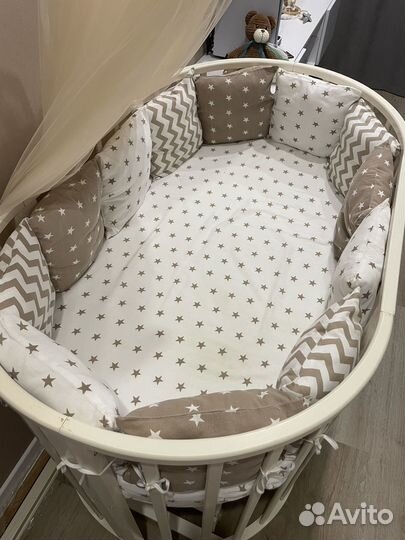 Бортики в детскую кроватку