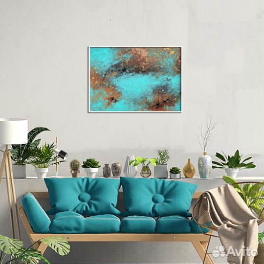 Картина интерьерная абстракция