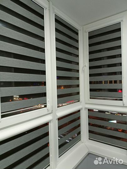 Рулонные шторы день ночь на заказ