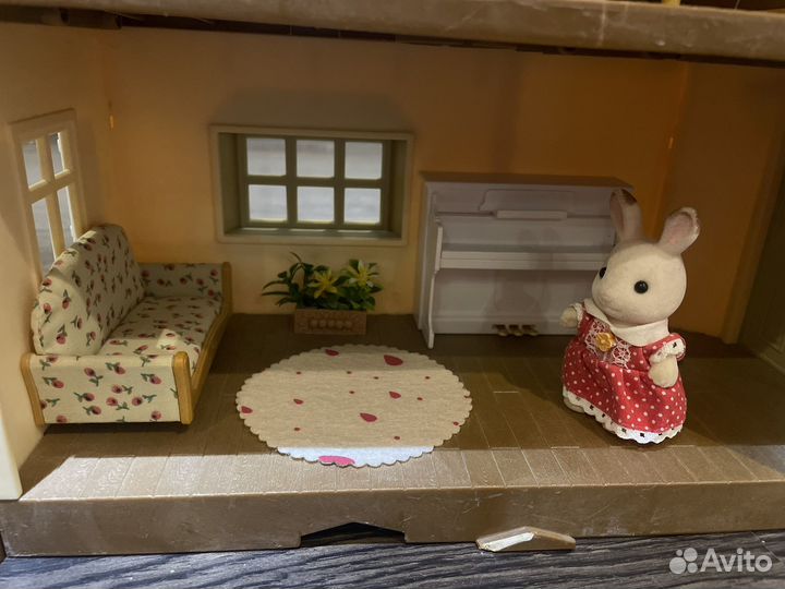 Sylvanian families сильвания большой дом с мебелью