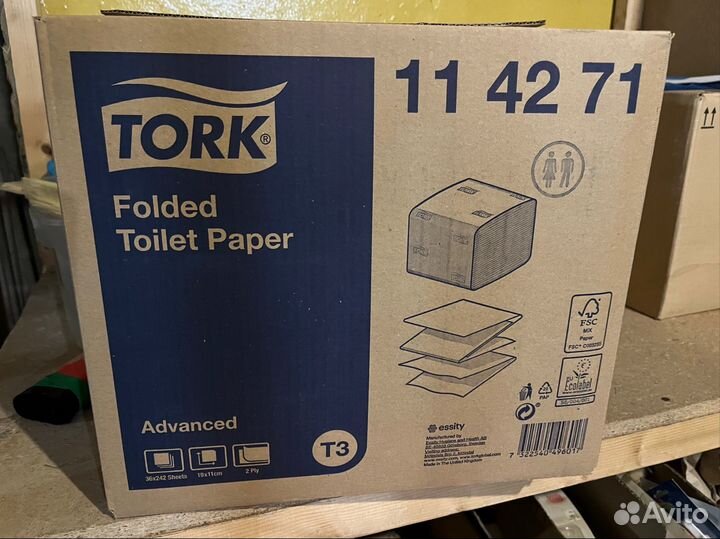 Туалетная бумага tork 114271