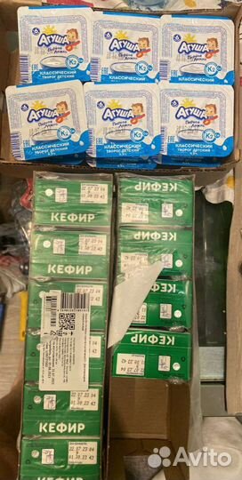 Творог и кефир агуша