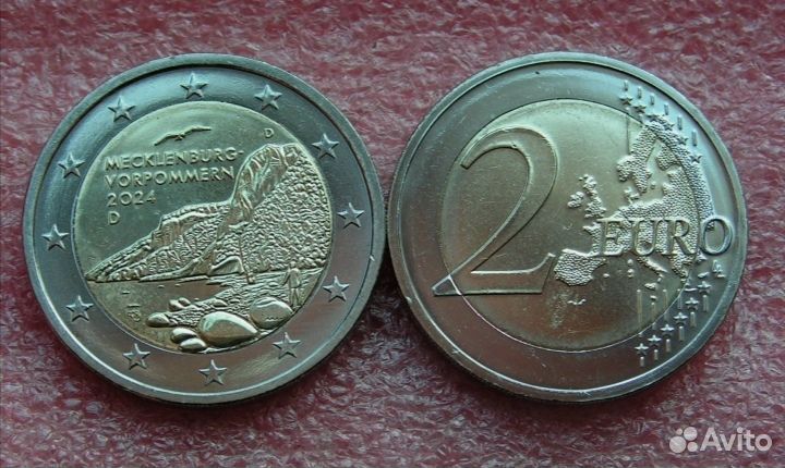 2 евро 2024 Мекленбург-Передняя Померания (D)
