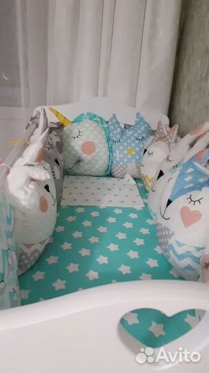 Бортики в кроватку