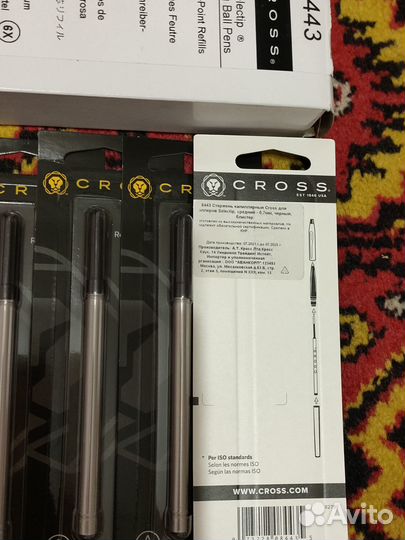 Стержни cross/ стержни, картриджи Pierre Cardin