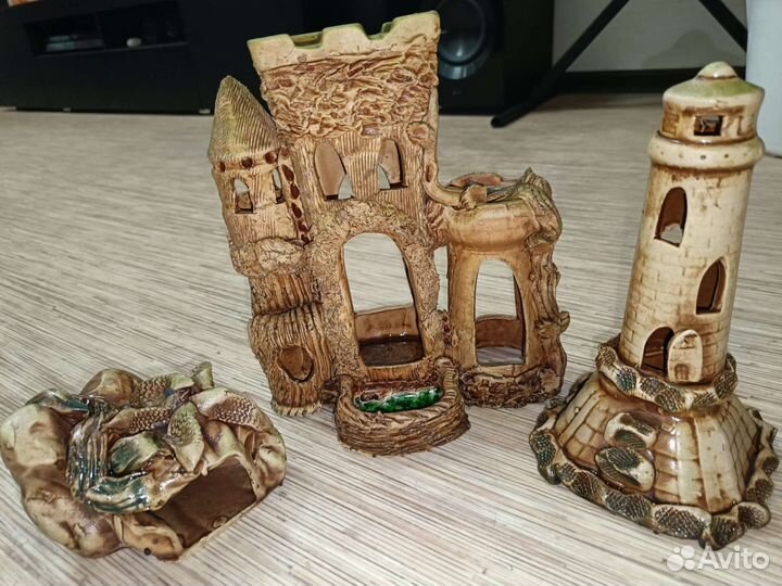 Декор для аквариума замок