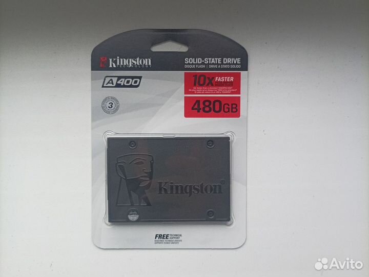SSD 480GB Kingston A400 (новая)