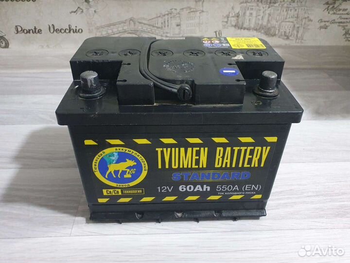 Аккумулятор автомобильный tyumen battery 60Ah