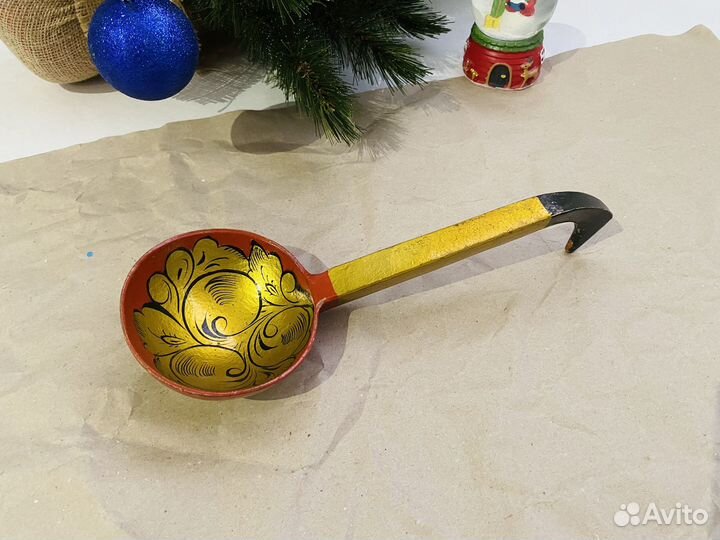 Ложка половник хохлома СССР советского времени