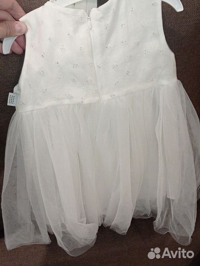 Нарядное платье для девочки 80