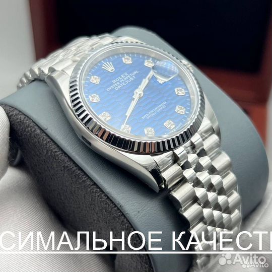 Часы Rolex 36mm Datejust blue