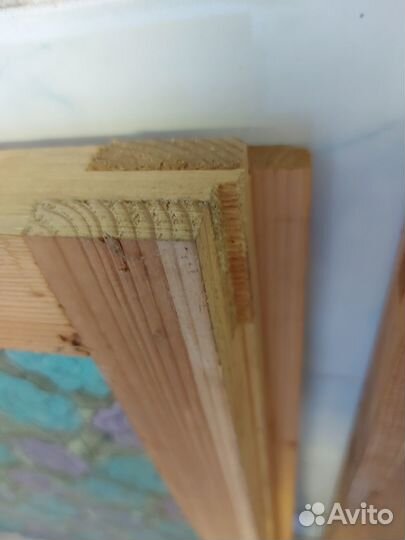 Деревянные оконные рамы с стеклом б/у