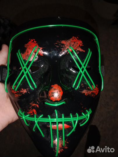 Маска для ребенка с подсветкой